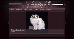 Desktop Screenshot of angelicaragdolls.com